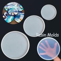 Molde De Silicona Para Artesanía Y Joyería Forma Redonda Transparente Para Resina Epoxy Herramienta De Cuentas De Agate DIY - details 0