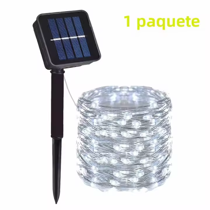 Lámparas Solares LED Cadena De Luces De Hadas Para Exterior Camino Patio Jardín Impermeables Para Navidad Boda Fiesta - 1
