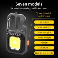 Luz LED Recargable Ultra Pequeña Para Llave De Herramientas Portátil Para Camping Y Trabajo Con Luz COB Y Destornillador - details 9
