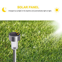 Lámpara Solar LED De Acero Inoxidable Para Jardín IP44 Nivel Exterior Camino Paisajismo Instalación Por Montaje Incluye Bombillas Estilo Contemporáneo - details 0