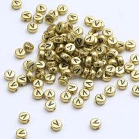 100-500PCS Letras Mayúsculas Y Minúsculas A-Z De Acrílico Para La Creación De Joyas Abalorios Redondos Para Pulseras Y Collares DIY - details 5