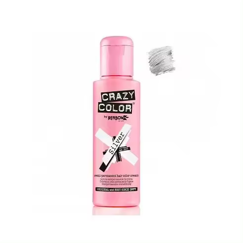 Coloracion de Fantasia Crazy Color 027 Silver 100 ml. - 1