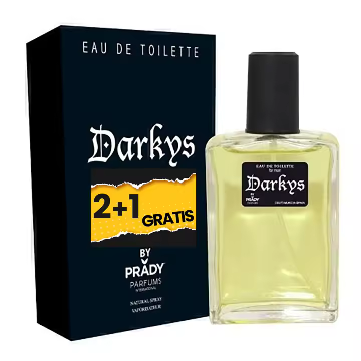 2+1 GRATIS Darkys Eau de Toilette para hombre 90ml Prady Fragancia inspirada en otros perfumes Pour Homme Colonia - 1