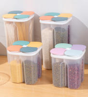 Caja De Almacenamiento De Cereales 1.5/2.3L Juego De Botellas Selladas Con Tapa Para Granos Noodles Té Alimentos Frescos Contenedor Para La Cocina - details 7