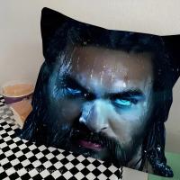 Cojín De Peluche De Cama Sofá De Lujo Para El Hogar Decoración De Sala De Estar Coche Aquaman Y El Reino Perdido Película Tamaño Cuadrado Material Poliéster/Celulosa - details 8