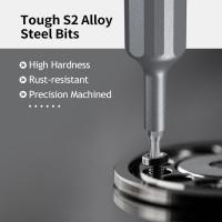 Juego De Destornilladores Precisi\u00f3n 27/39 En 1 Con Punta Manual Y 38 Piezas Torx Filos Dinamom\u00edticos Mini Herramienta De Reparaci\u00f3n Con Cabezales Variados Y Acero De Aluminio - details 9