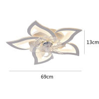 Ventilador de Techo Inteligente con Luz 50W - Control por APP y Mando, 6 Velocidades, 2 en 1 para Dormitorio/Hogar (Diseño Silencioso y Ahorro de Energía) - details 3