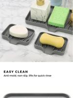 Organizador De Cocina Multifuncional Flexible Con Drenaje Y Antideslizante Soporte Para Jabón Y Esponja Espacioso Y Ecológico - details 4