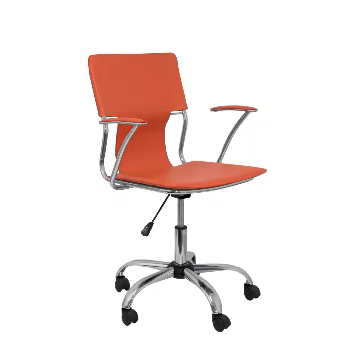 Silla de Oficina Ergonómica Piqueras Y Crespo Bogarra Naranja - 1