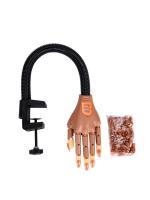 Kit De Práctica Para Artistas De Uñas Ultimate Mano Flexibles Y Realistas Con Dedos Ajustables Y Preciosos Archos Y Cortauñas - details 0