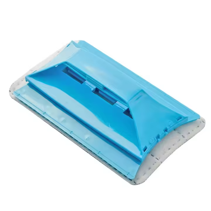 Cepillo De Limpieza Para Ralladuras De Ventanas Plegable Herramienta De Limpieza Para Ralladuras De Puertas Deslizantes Y Polvo De Mesas Material Ecológico Plástico - 1