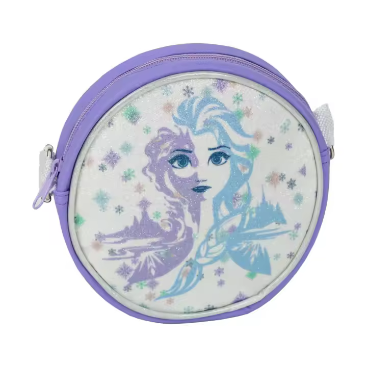 Frozen, bolsito redondo infantil y brillante de la gélida Elsa. - 1