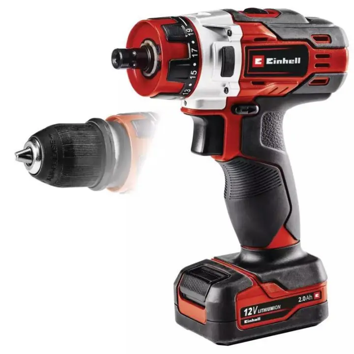 Taladro atornillador inalámbrico Einhell TE-CD 12/1 X-Li (1x2.0Ah) - 1