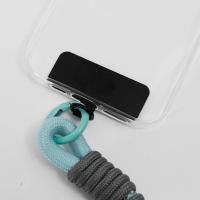 Lanyard De Teléfono Metálico Universal Goma De Parche Sujeción Para Tarjetas Y Celular Correa De Colgaje Tamaño Approx 47*20mm Unisex - details 2