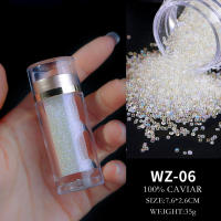 3D Art De Uñas Con Cristales Y Brillo DIY Microesferas Mezcladas Para Decoración De Uñas Ornamentos De Vidrio De Tamaño Pequeño - details 9