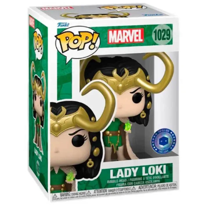Figura Pop Marvel Lady Loki Exclusive-Figura de Vinilo Coleccionable - Idea de Regalo- Mercancia Oficial - Juguetes para Niños y Adultos - Movies Fans - Muñeco para Coleccionistas y Exposición - 1