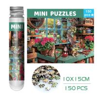 Regalos De Navidad Puzzle Mini Test Tube 150 Piezas Famosas Pinturas Viajes Juego De Rompecabezas Para Familia YC-M - details 27
