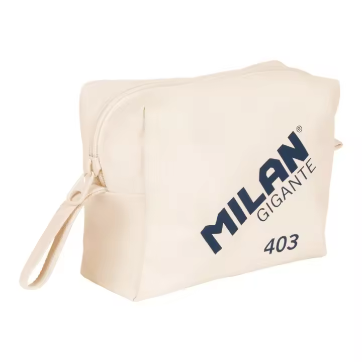 NECESER GRANDE MILAN BEIGE BOLSO DE MANO SERIE MILAN GIGANTE 403 - 1
