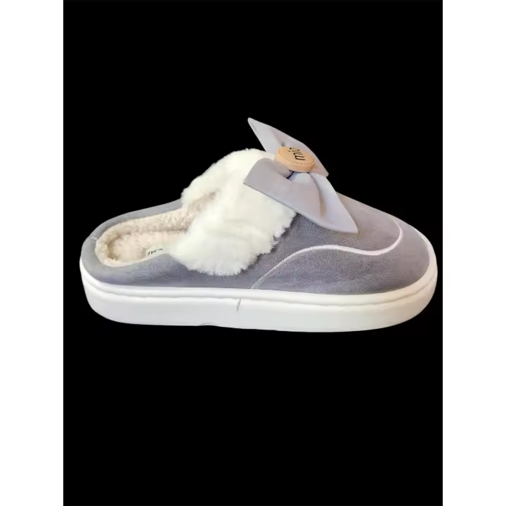 Zapatillas  mujer Zapatillas casa zapatillas de mujer zapatillas casa mujer Zapatillas de casa para mujer 	 zapatos mujerZapatillas de casa mujer Zapattillas Invierno Toboganes de platforma Zapatos calidos de felpa  con punta abierta o cerrada, - 1
