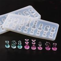2Pcs Mini Molde De Ajedrez Pequeño En Resina Silicone Para Epoxy Herramientas De Decoración Y Modelado Para Manualidades - details 1
