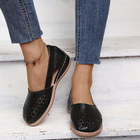 Sandalias De Verano Para Mujer Tobilleras Retro Con Botones Cómodas Mary Jane Talla Grande 43 Zapatos De PU Con Suela De Goma - details 6