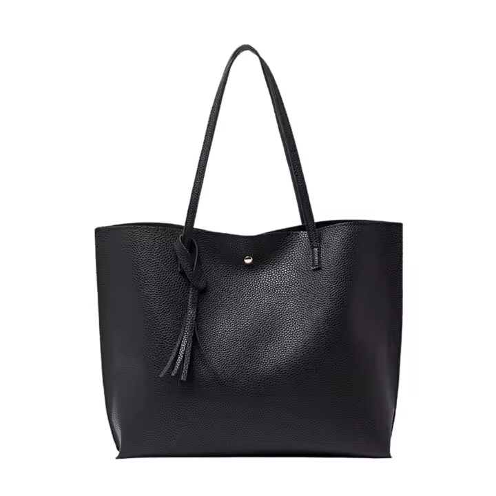 Bolso de Mano para Mujer Cuero PU Suave Gran Capacidad Regalo Navidad - 1