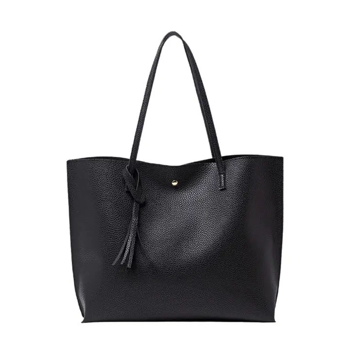 Bolso de Mano para Mujer Cuero PU Suave Gran Capacidad Regalo Navidad - 1