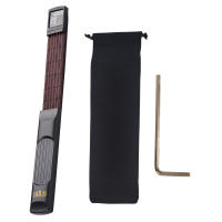 Guitarra De Mano Con 6 Cuerdas Y Entrenador De Acordes Herramienta De Guitarra Folclórica Con Pantalla De Rotación De Acordes Para Principiantes Práctica De Fingerstyle - details 9