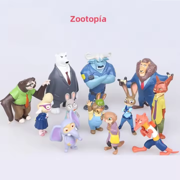Juego De 12 Figuras De Acción Fireman Sam PVC Para Niños Y Niñas Modelo De Lucha Contra Incendios De Anime Cartoon Regalo De Cumpleaños O Navidad - 1