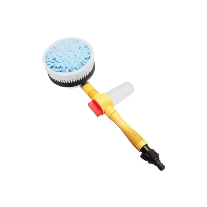 Cepillo de limpieza para lavado de vehículos, accesorio giratorio, manguera limpiadora de esponja, herramientas de limpieza, accesorios para automóviles - 1