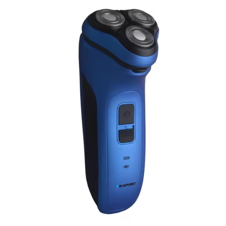 Blaupunkt MSR401 afeitadora Máquina de afeitar de rotación Recortadora Negro, Azul - 1