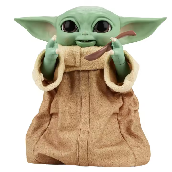 FIGURA ANIMATRONIC BABY YODA HASBRO THE CHILD MANDALORIAN STAR WARS 23 CM - 1