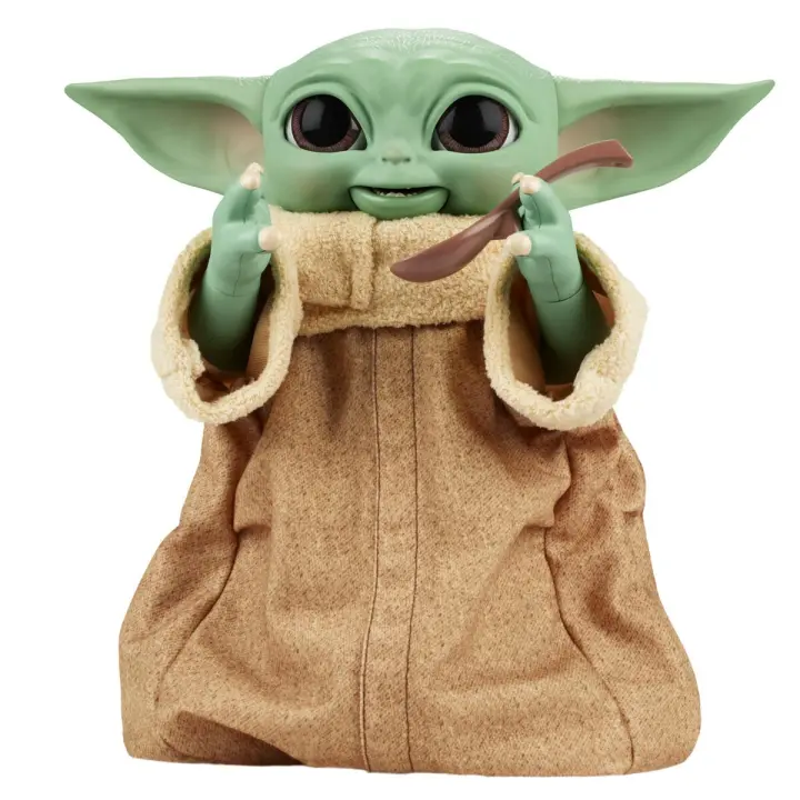 FIGURA ANIMATRONIC BABY YODA HASBRO THE CHILD MANDALORIAN STAR WARS 23 CM - 1