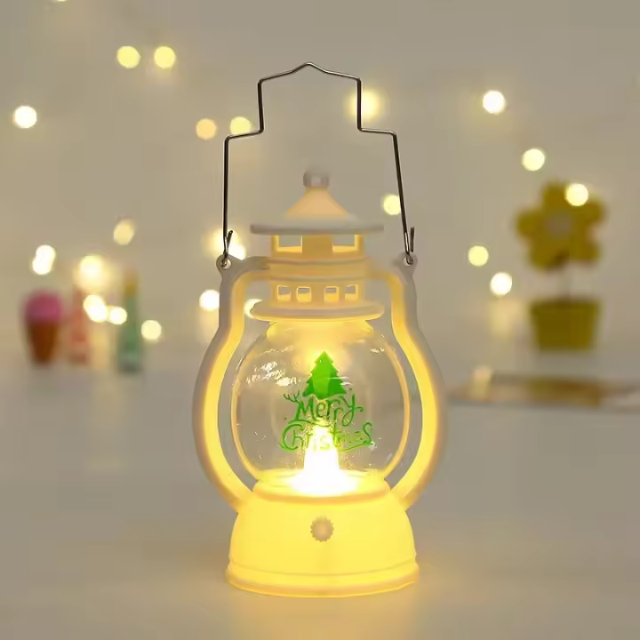 Lámpara De Luces LED De Santa Claus Decoración De Navidad Para El Hogar 2024 Regalo De Año Nuevo Luces De Navidad Para Bebés - 1