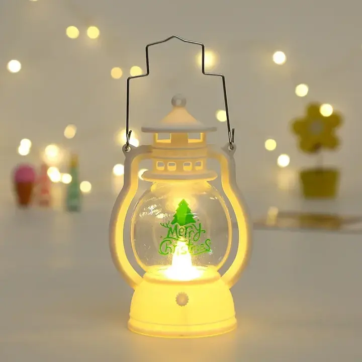 Lámpara De Luces LED De Santa Claus Decoración De Navidad Para El Hogar 2024 Regalo De Año Nuevo Luces De Navidad Para Bebés - 1