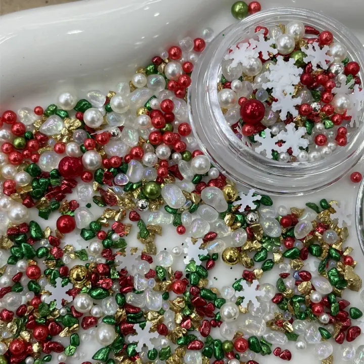 Set De 200 Piezas De Strass Para Uñas En Blanco Y Rosa Formas Variadas Cristales Planos Y Redondos Para Joyería Y Artesanía - 1
