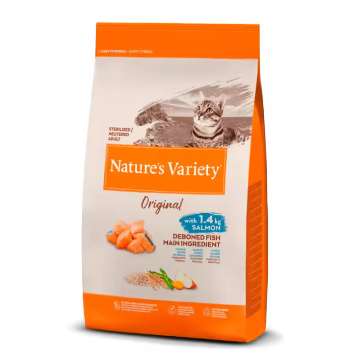 Nature's Variety Original Gato adulto Esterilizado Salmón Natures Variety - 1