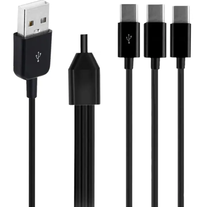 Cable Splitter USB 3.1 Tipo C a 6/4/3/2 Tipo C USB 2.0 Tipo a Macho Portátil 150 Cm Para Carga De Teléfono Móvil Y Laptop - 1
