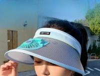 Sombrero De Verano Para Mujer 2024 Protección Solar Anti UV Sombrilla De Playa Sombrero De Paja Eléctrico Para Exterior - details 9