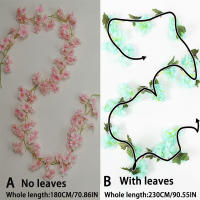 Guirnalda De Flores Artificiales De Sакura 180CM Para Bodas Decoración De Navidad Fiesta En Casa Y Hogar Silken Cherry Blossom - details 1