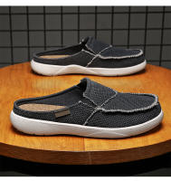 Zapatillas De Verano Para Hombre Clásicas Al Aire Libre Zapatillas De Lazo Ligero Transpirable Pantuflas Casuales Para Interior Material Superior De Lona Suela EVA Talla Verdadera - details 3