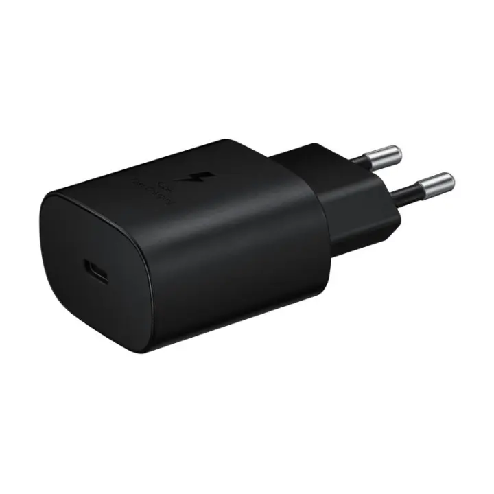 Samsung EP-TA800 Cargador Original (USB C) Ultra Rápido (25W) Corriente alterna para Samsung A55 5G, A23 5G, A53 5G, A54 5G, A13, A23, A33... - 1
