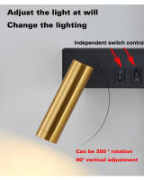 Lámpara De Pared Nórdica LED Para Iluminación Interior De Hogar TV Dormitorio Sala De Estar Pasillo Decoración Moderna Luz De Pared Sconces - details 4