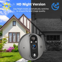 Camara De Puerta Inteligente 2-Way Talk WiFi Con Batería Peephole 3MP Monitor Digital 4.3 Pulgadas Vídeo Nocturno Infrarrojo - details 12
