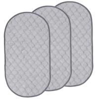 3Pcs Almohadillas De Cambio Impermeables Para Bebé Algodón De Bambú Reutilizables Y Lavables Regalo De Ropa Para Recién Nacidos - details 0