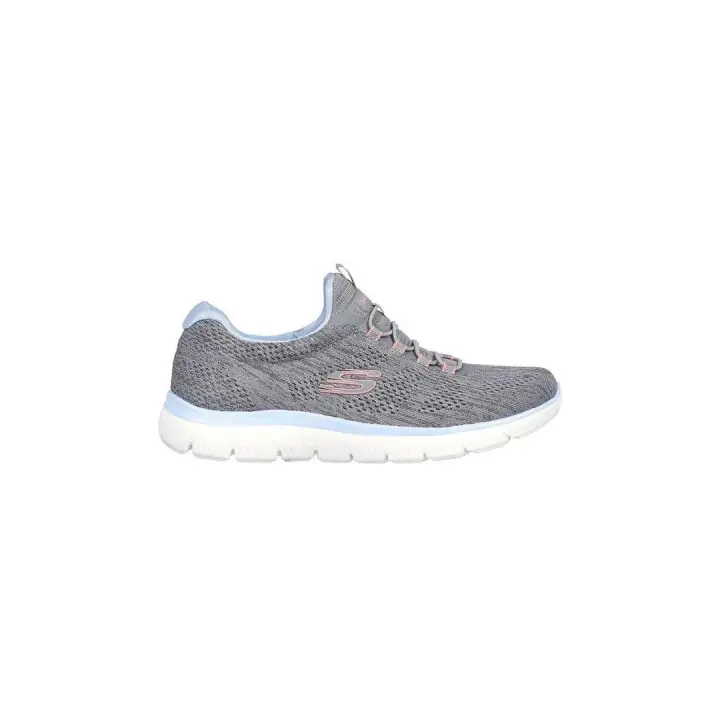 Zapatilla Mujer Skechers Summits Gris - 1