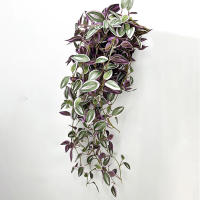 Kahaul Planta Artificial De Uva 75CM Hojas De Vino Falsas Hechas De Seda Para Decoración De Hogar Jardín Boda Vino Enredadera Verde - details 4