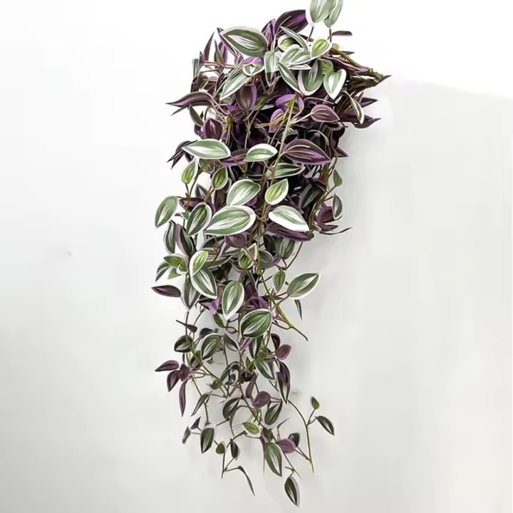 Kahaul Planta Artificial De Uva 75CM Hojas De Vino Falsas Hechas De Seda Para Decoración De Hogar Jardín Boda Vino Enredadera Verde - 1