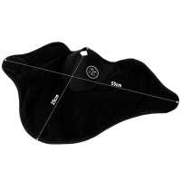 Ociodual Braga Térmica Máscara de Neopreno para Bicicleta Moto Esquí Cuello Forro Cara Snow Negra - details 1