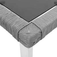 Juego de Mesa de Comedor de Cuerda, muebles de Jardín, juego de Mesa de Comedor de Jardín Para 6 - details 5